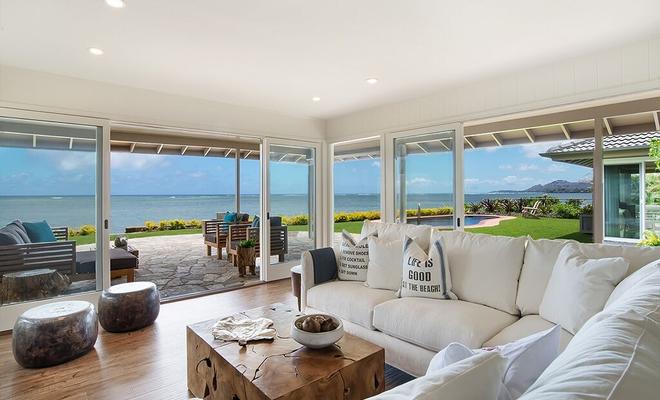 Quiet Southeast Oahu 100' Oceanfront with Dock, Views Diamond Head to Koko Head