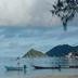 Pemandangan luar